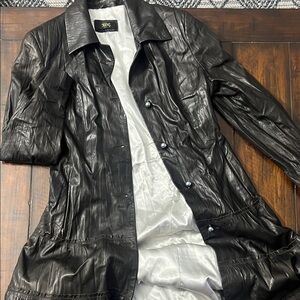 DC Women's Black Leather Jacket